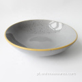 12pcs Hot selling luxo cor esmalte esmalte dinnerware